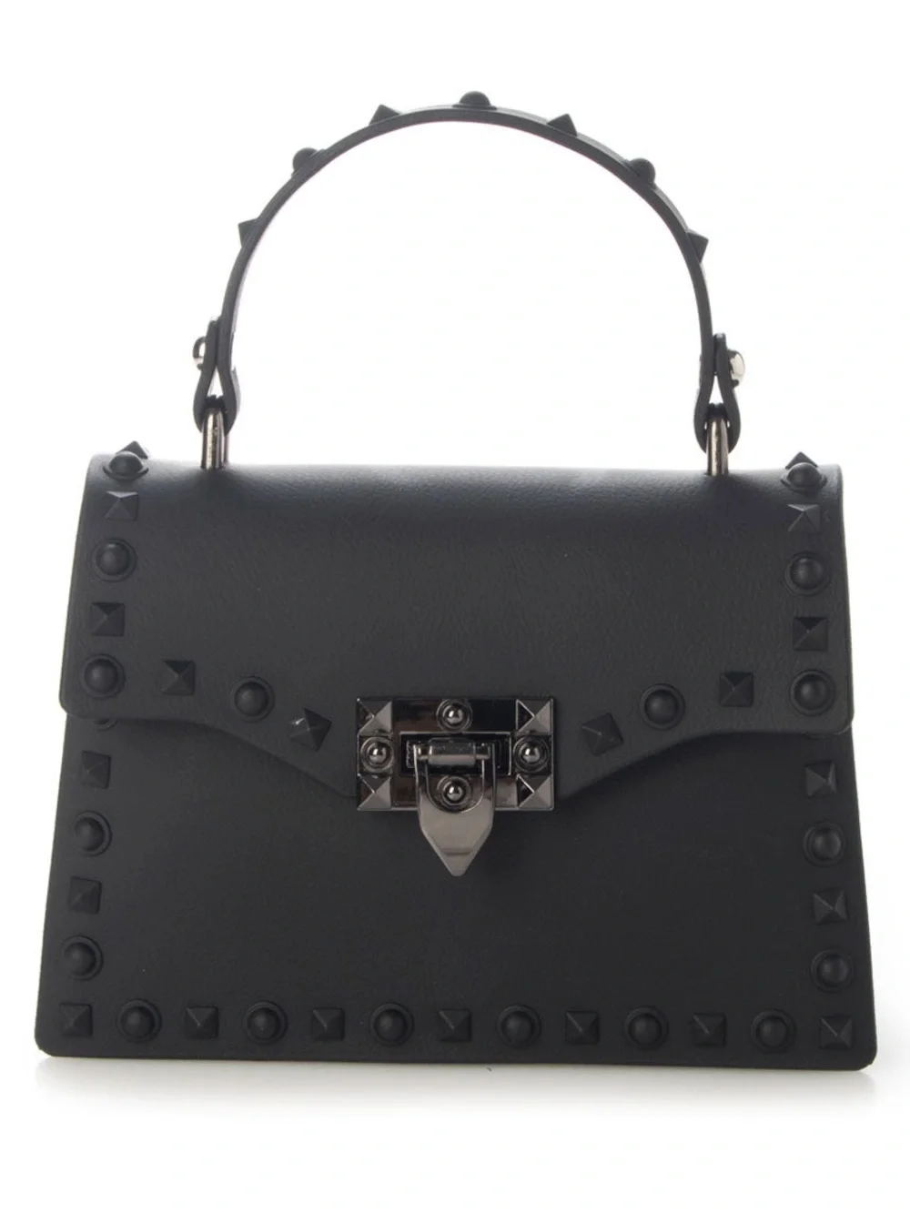Sheree Elizabeth Black Jelly Studded Bag